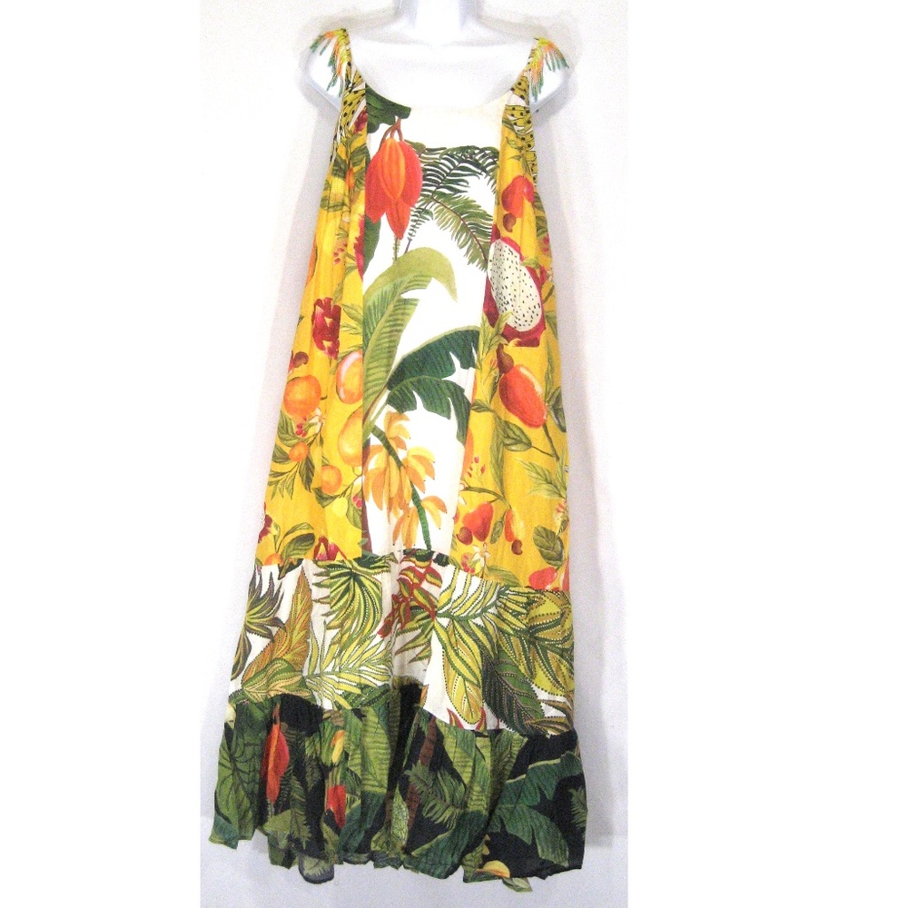 FARM ⚜ WOMEN'S COTTON COMFORT SUMMER DRESS OPEN BACK STYLE - Picture 4 of 12
